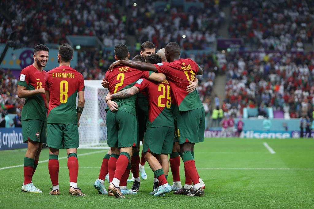 葡萄牙vs摩洛哥3比2