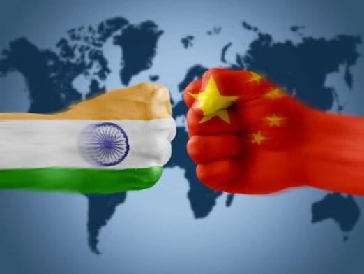 中国vs印度位置的相关图片