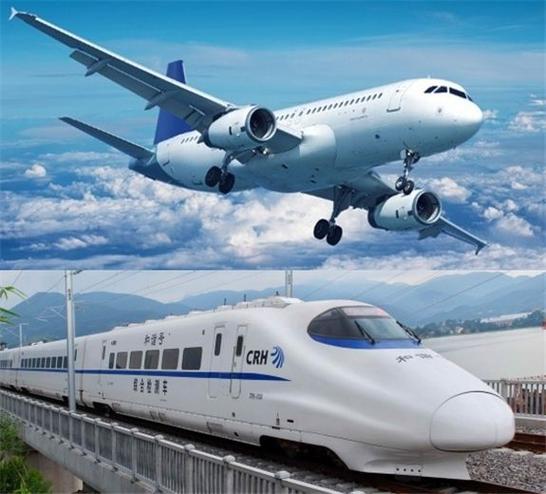 中国悬浮磁列车vs飞机的相关图片