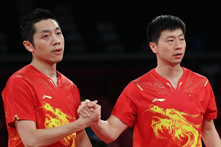 中国男乒决赛中国vs韩国的相关图片