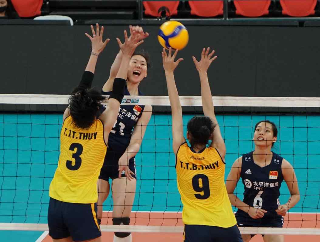 亚洲杯女排赛中国vs泰国的相关图片